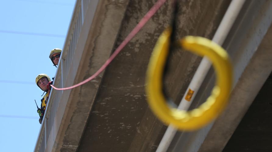 Swift water rescue training