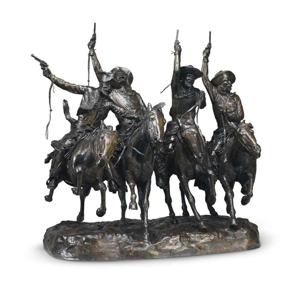 Rare Remington bronze sculpture gallops past auction estimate