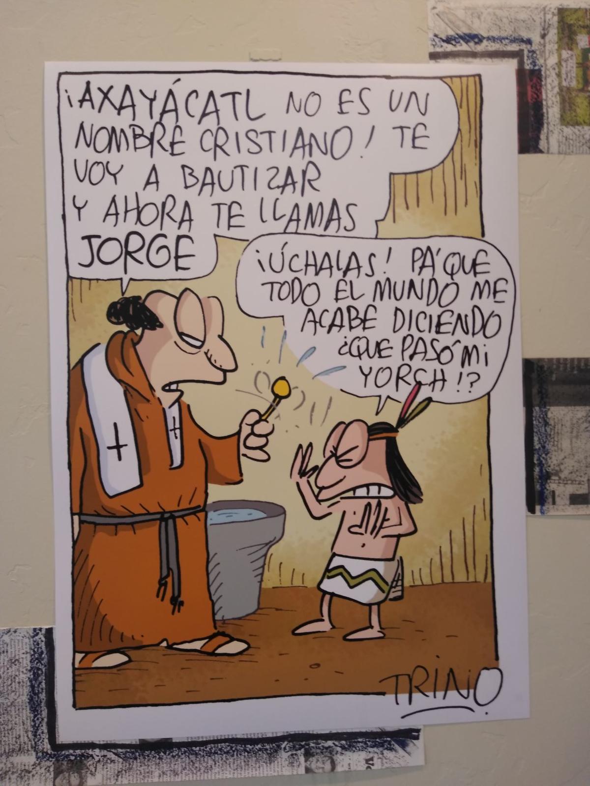 La divertida exposición de Trino sigue en el consulado