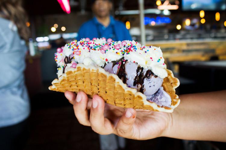 American Eat Co. ice cream taco