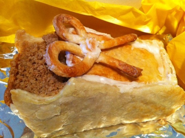 "I'll eat my shoe," especially if it's an apple pie