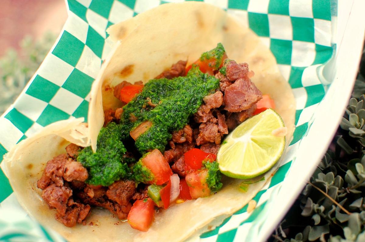 Taco No. 12: Carne asada with chimichurri sauce?