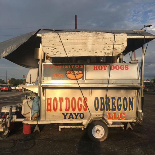 Hot dog cart for Hot Dogs Obregon