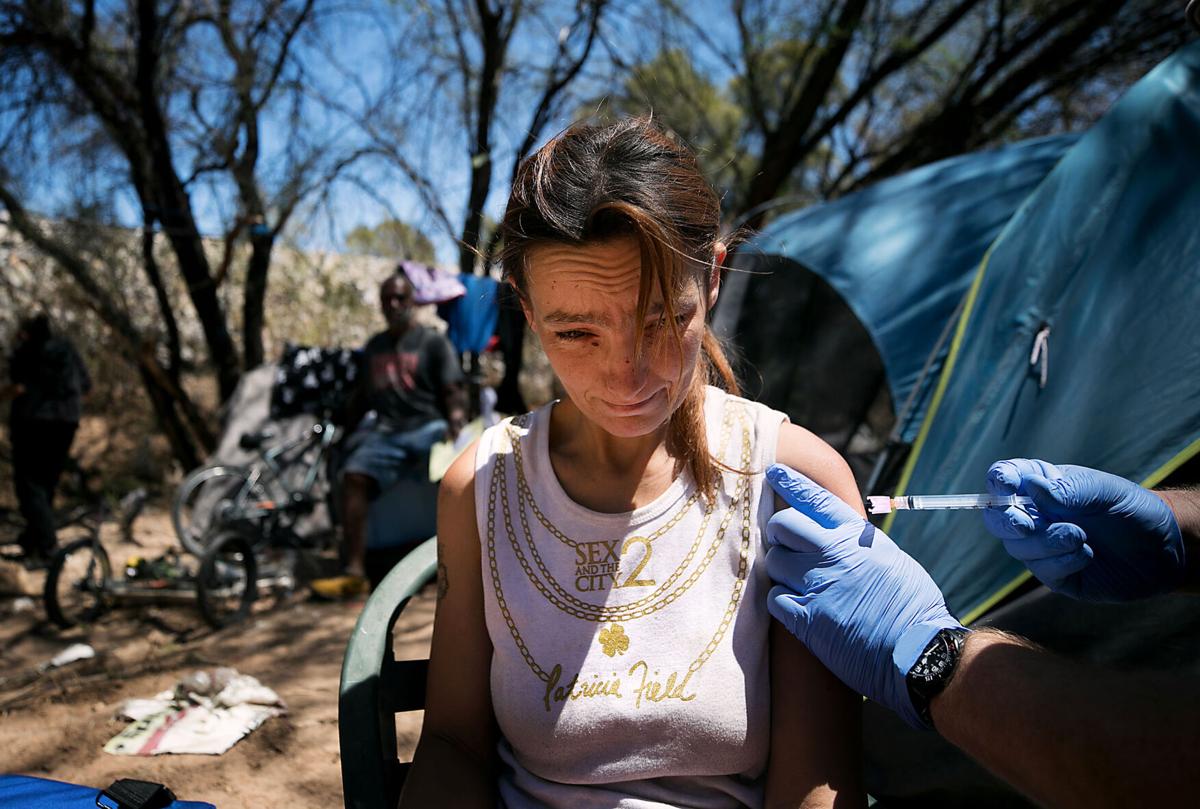 COVID-19 vaccinations, homeless, clinics