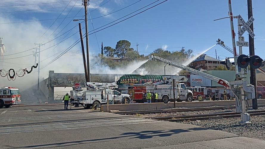 Incendio en la Avenida Morley de Nogales