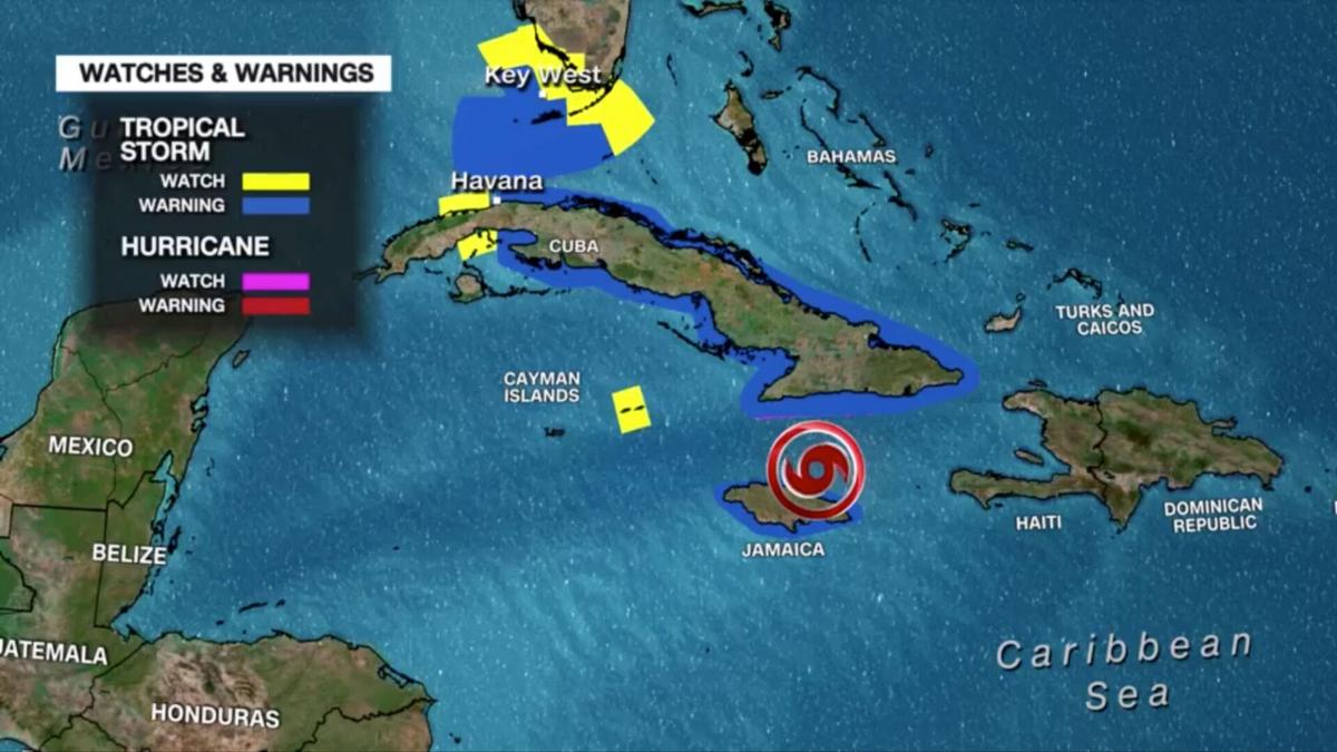 Tropical Storm Elsa is making landfall in Cuba, expected to head toward Florida