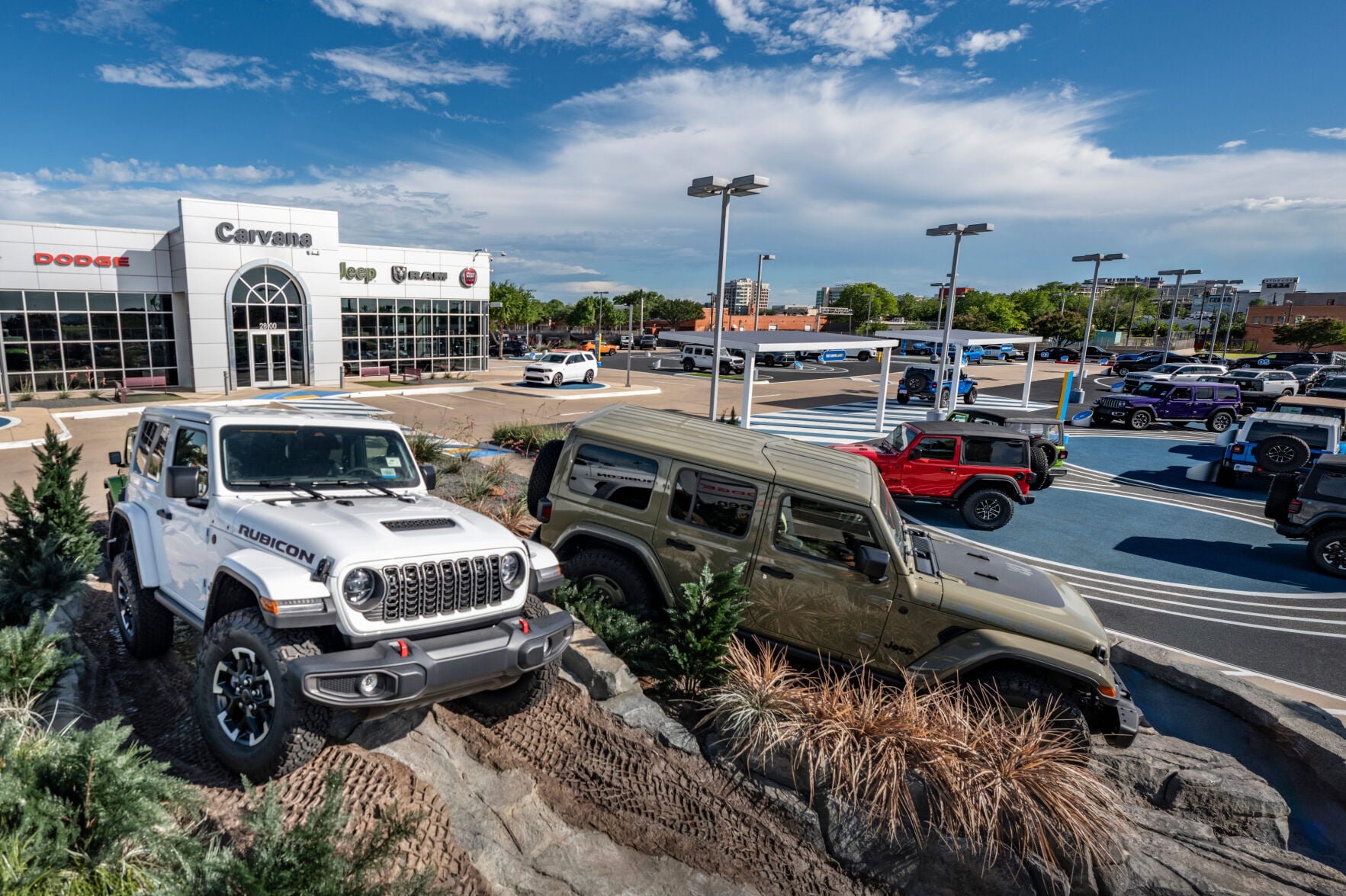 Carvana ships new Jeeps and Rams to customers all over the country