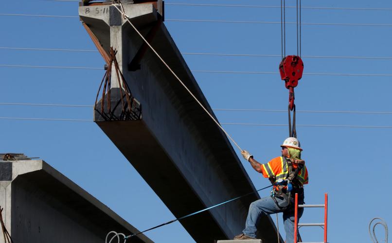 Sunset bridge construction