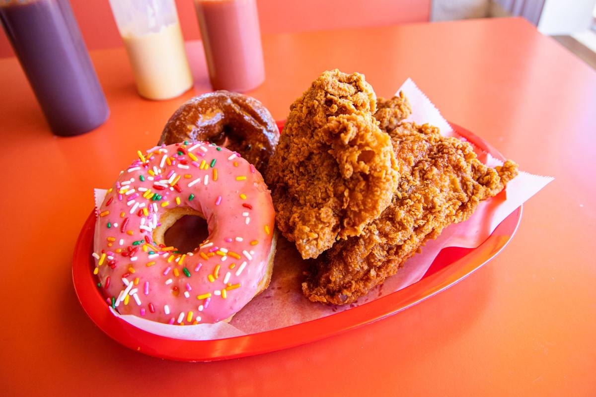 Alvernon Donuts donut and chicken