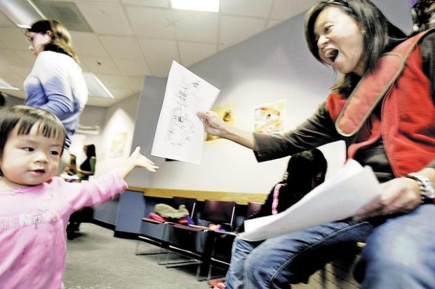 Library features fun crafts for kids  