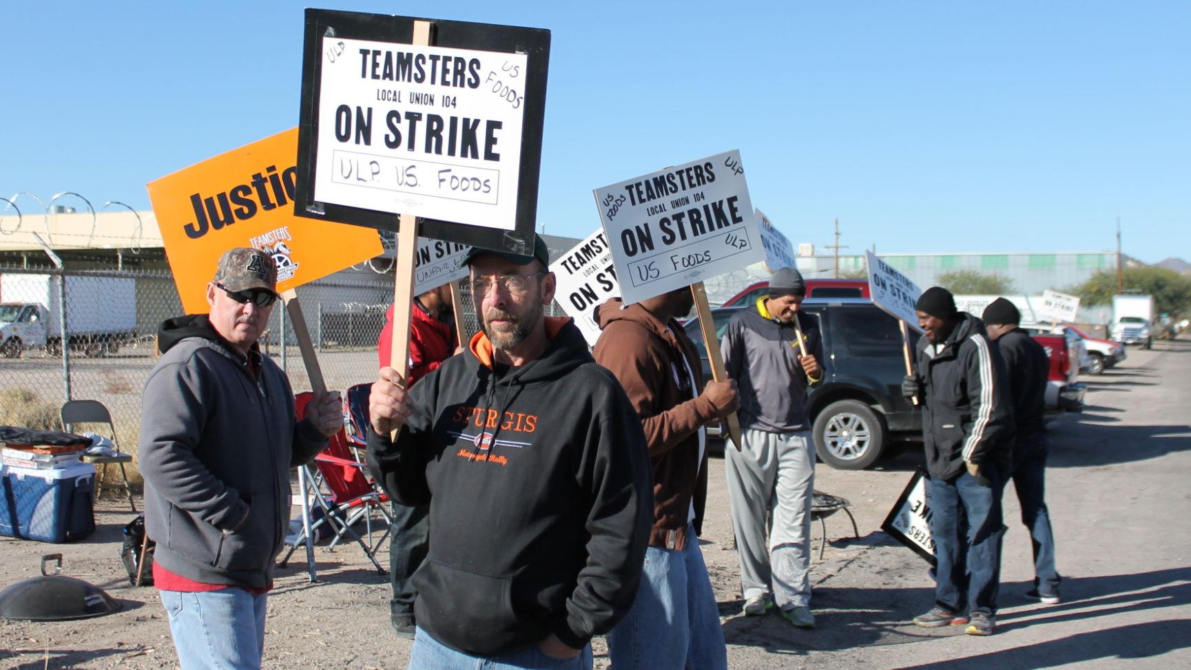 Workers Strike Against Us Foods In Tucson Phoenix News About