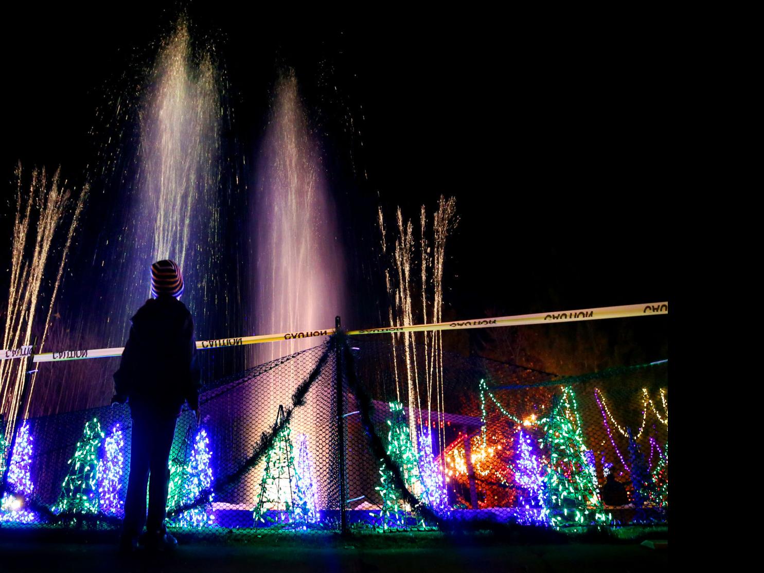 Photos Winterhaven Festival Of Lights In Color Today And Black