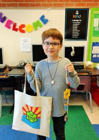 Young student recognized for many acts of kindness, charity