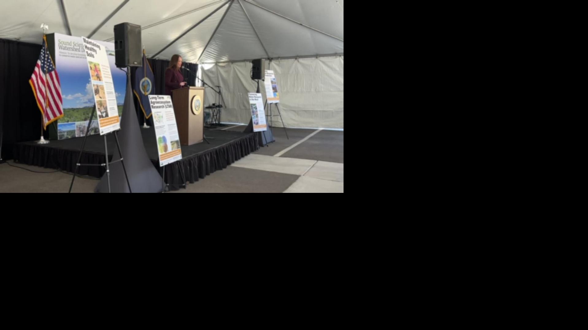 Secretary Brooke L. Rollins, United States Secretary of Agriculture speaks, speaks at a celebration for the opening of the U.S. Department of Agriculture