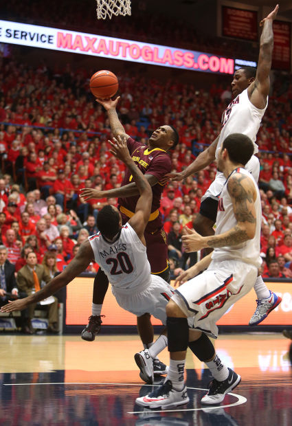 Arizona vs. Arizona State men's college basketball