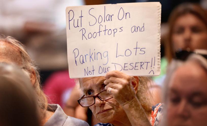 Hundreds oppose huge solar farm planned near Tucson