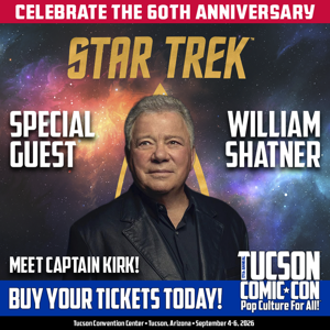 William Shatner, Lou Ferrigno among stars at Tucson Comic-Con this weekend