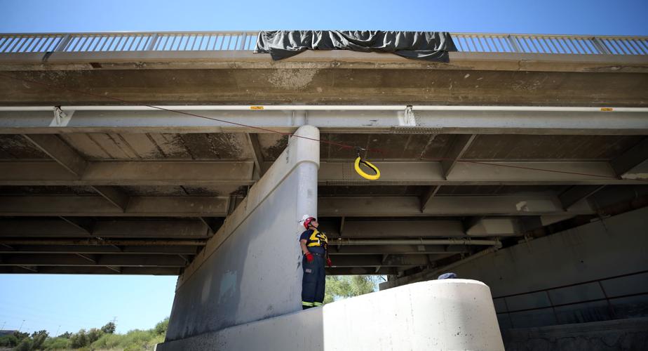 Swift water rescue training
