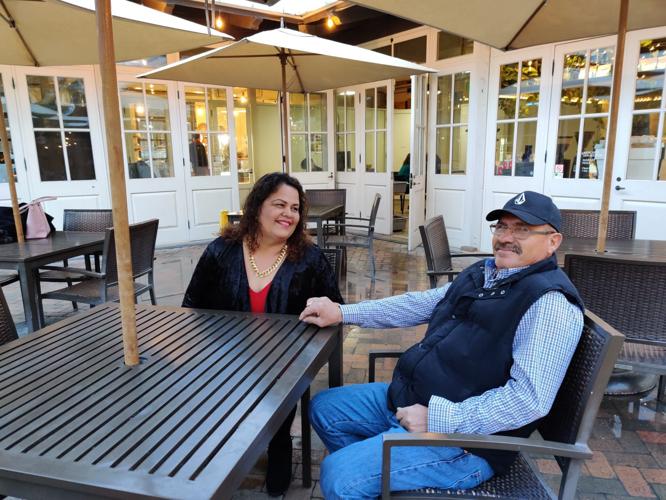 Karina Kelly y Pedro León