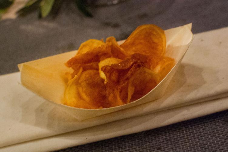 Eighth course at Four Senses dinner