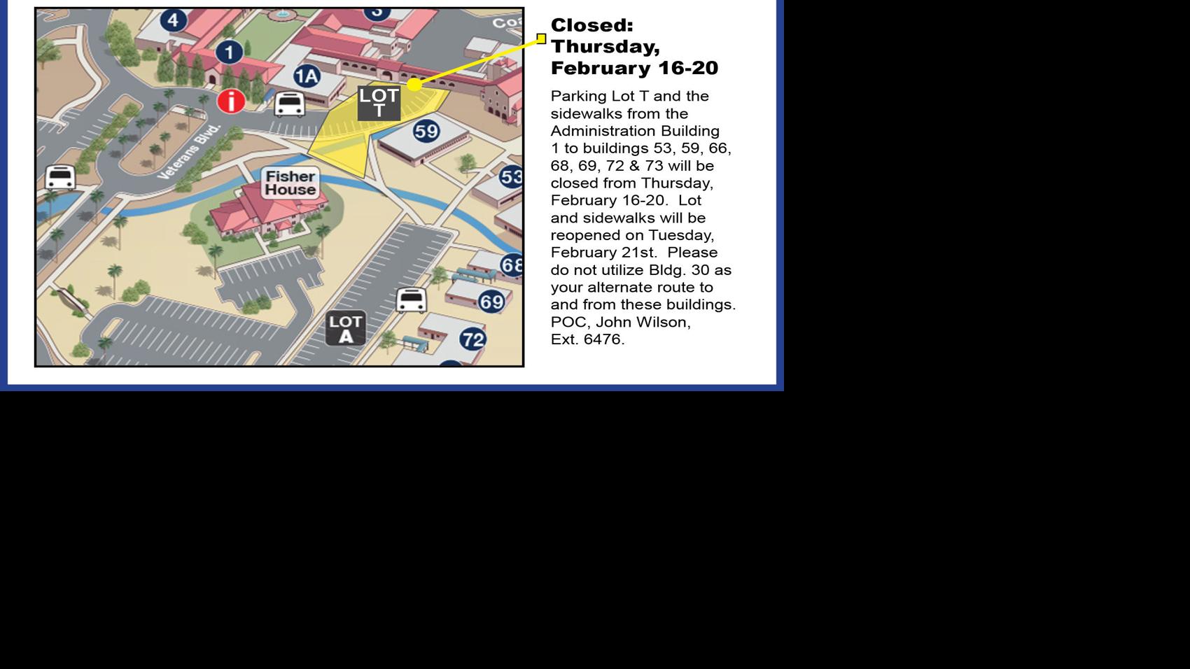 Tucson VA parking lot sidewalk closures start Thursday