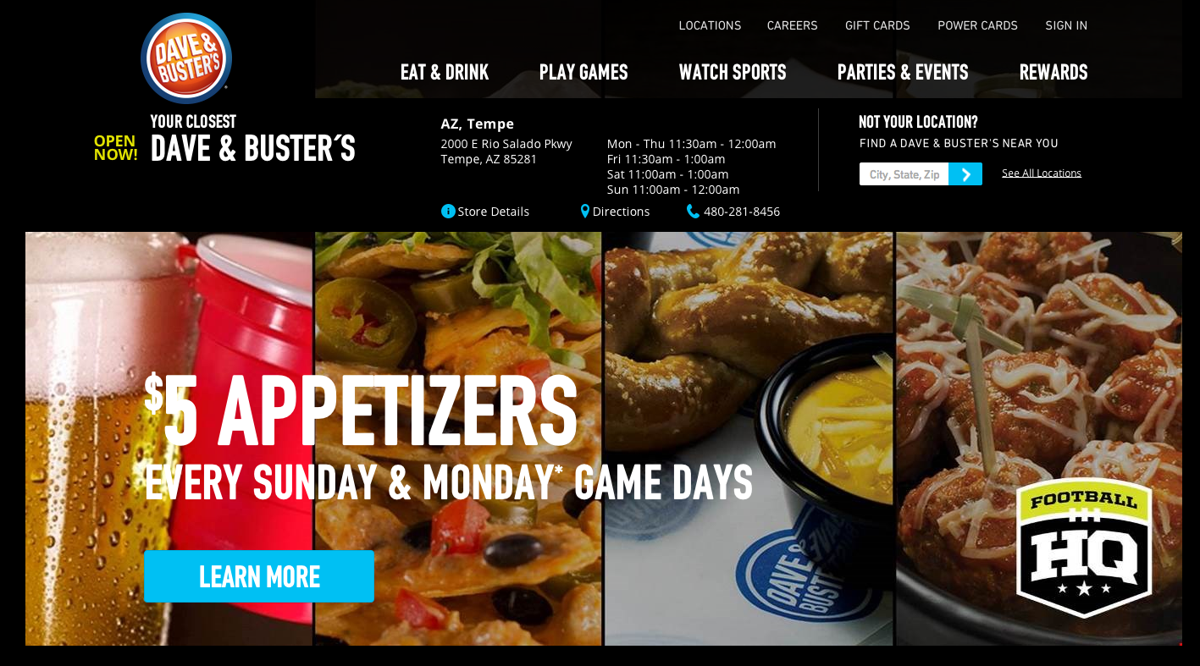 The Super Popular Meal Combo Dave & Buster's Is Bringing Back