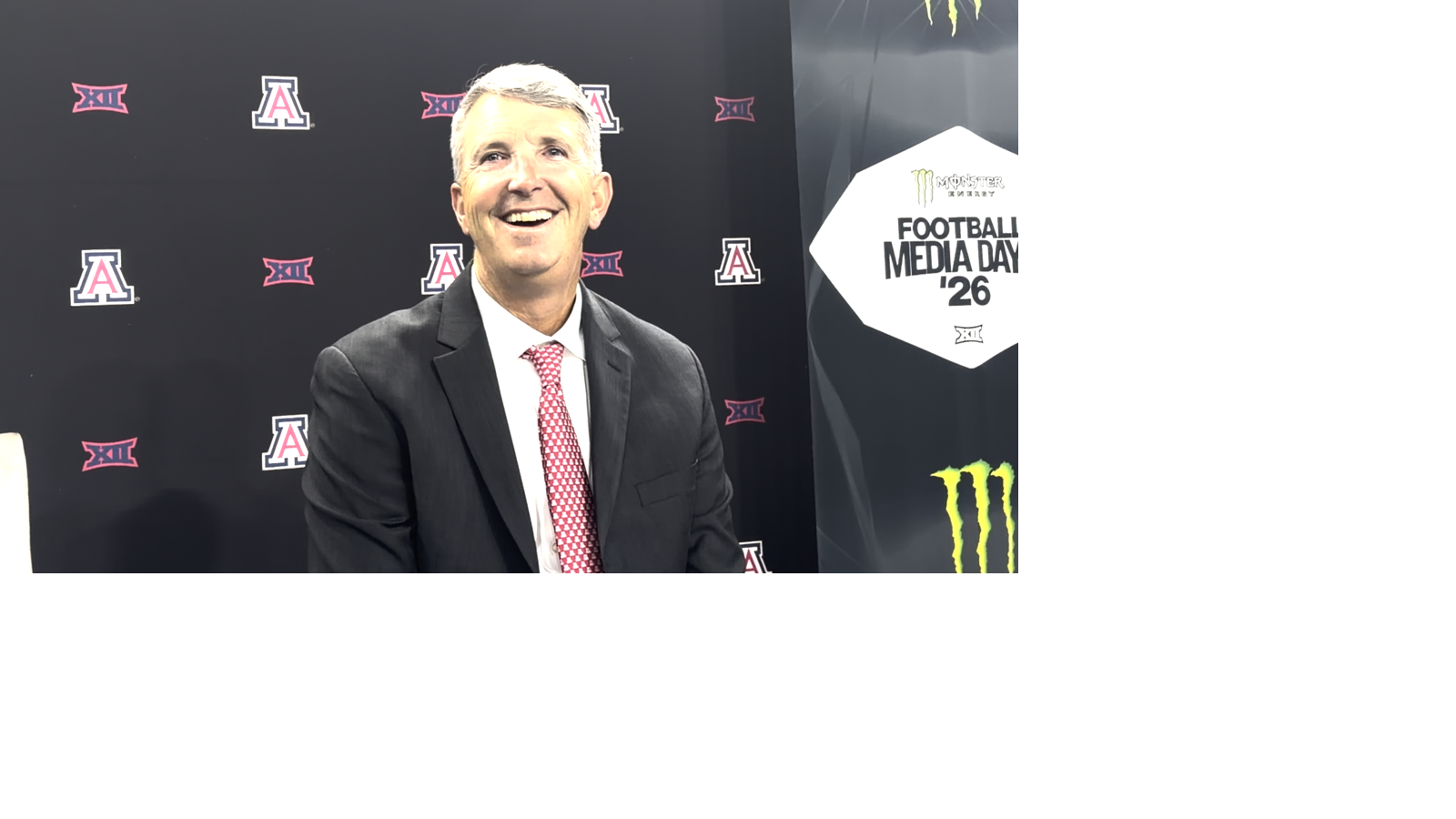 Brent Brennan talks about Arizona football at Big 12 Media Days