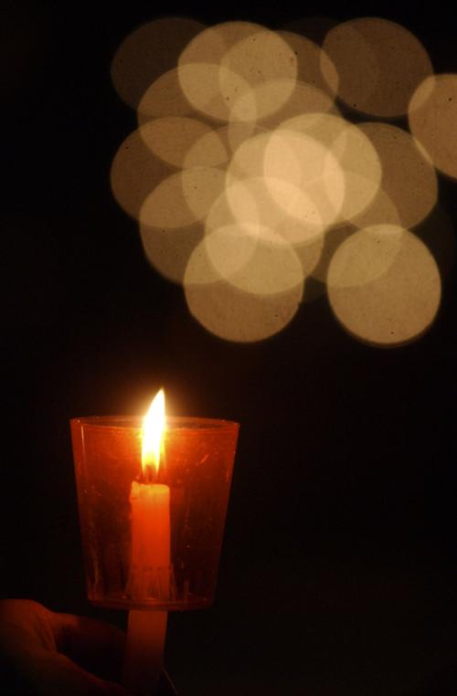 Candlelight vigil