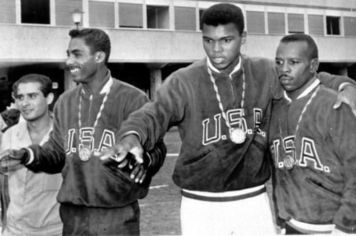 Then-Cassius Clay at 1960 Summer Olympics in Rome
