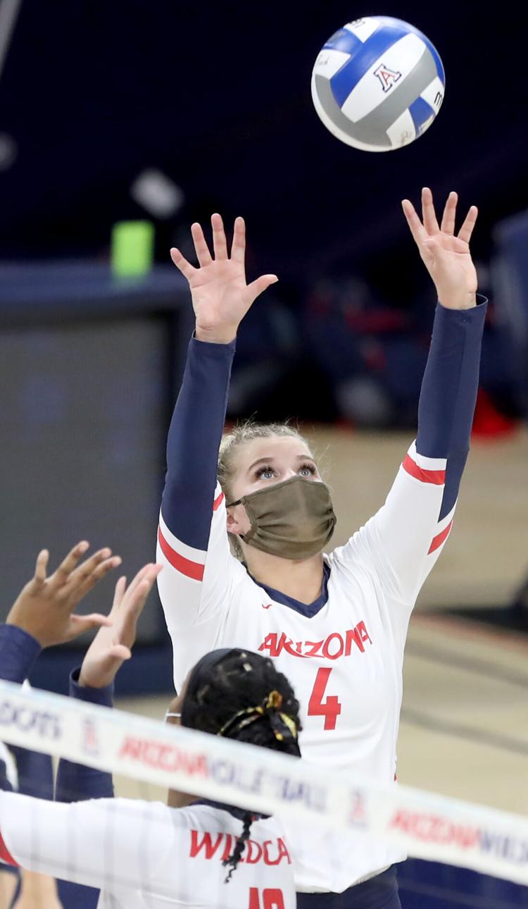 Photos: University of Arizona volleyball open their home schedule against No. 11 Washington