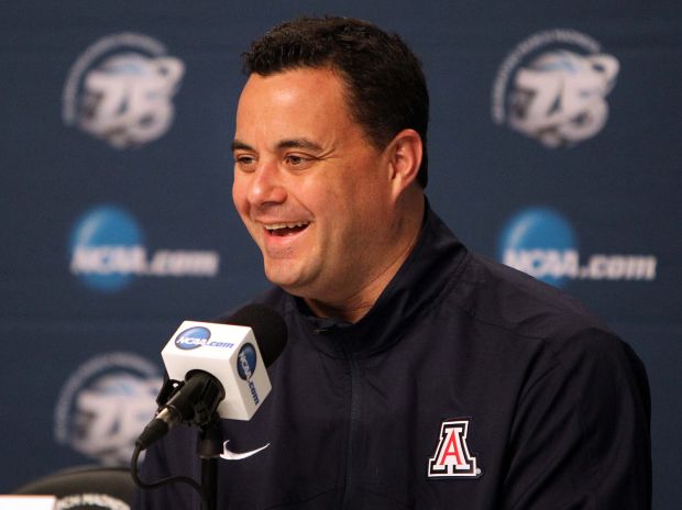 Arizona Wildcats practice at Staples Center