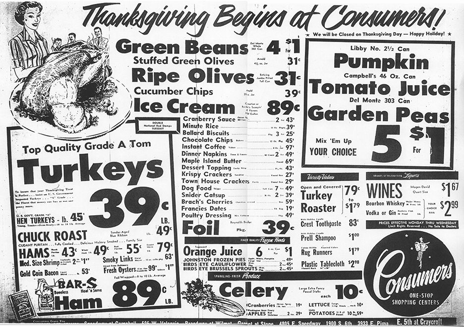 31 Thanksgiving grocery ads from Tucson's past | News About Tucson and ...
