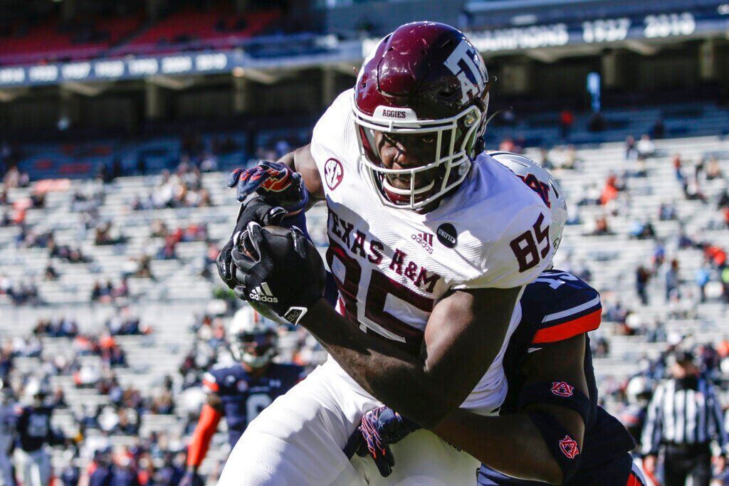 32. Kansas City (11/2) — Jalen Wydermyer, TE, Texas A&M (copy)