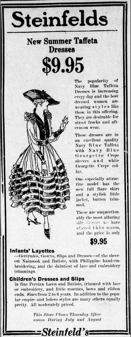 Advertisement July 13, 1916