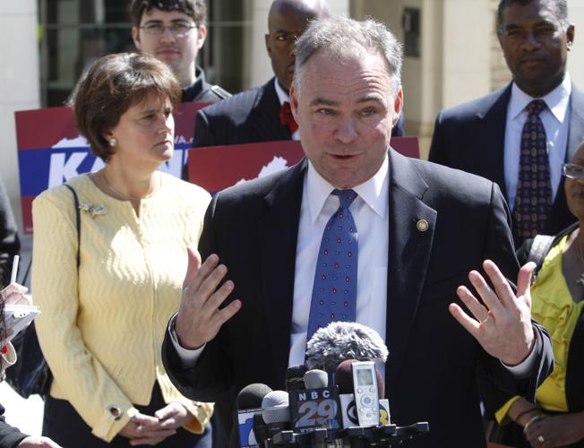 Tim Kaine with wife Anne Holton, 2011