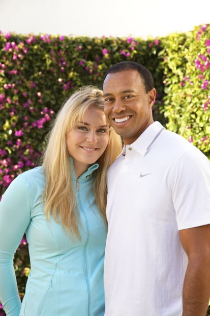 Tiger Woods and Lindsey Vonn