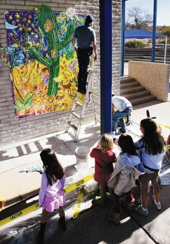 Kids to leave mural 'legacy'  