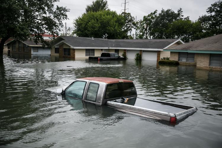 Harvey flooded cars