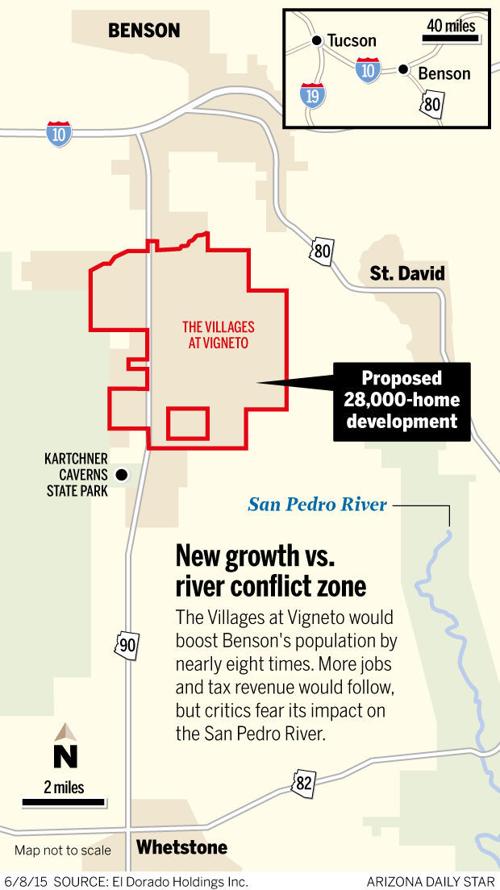 New growth vs. river conflict zone