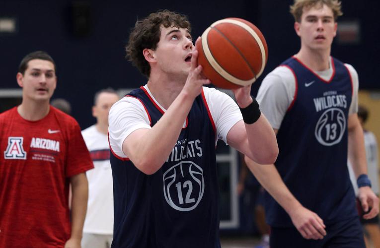 Arizona men’s basketball practice