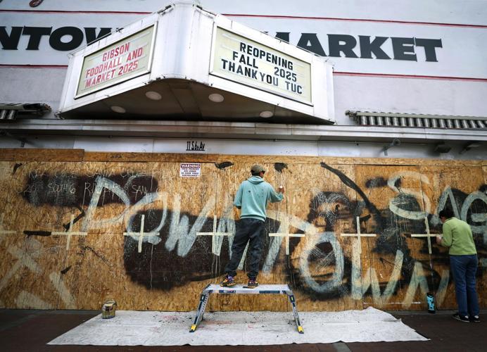 Temporary art installation going up in downtown Tucson