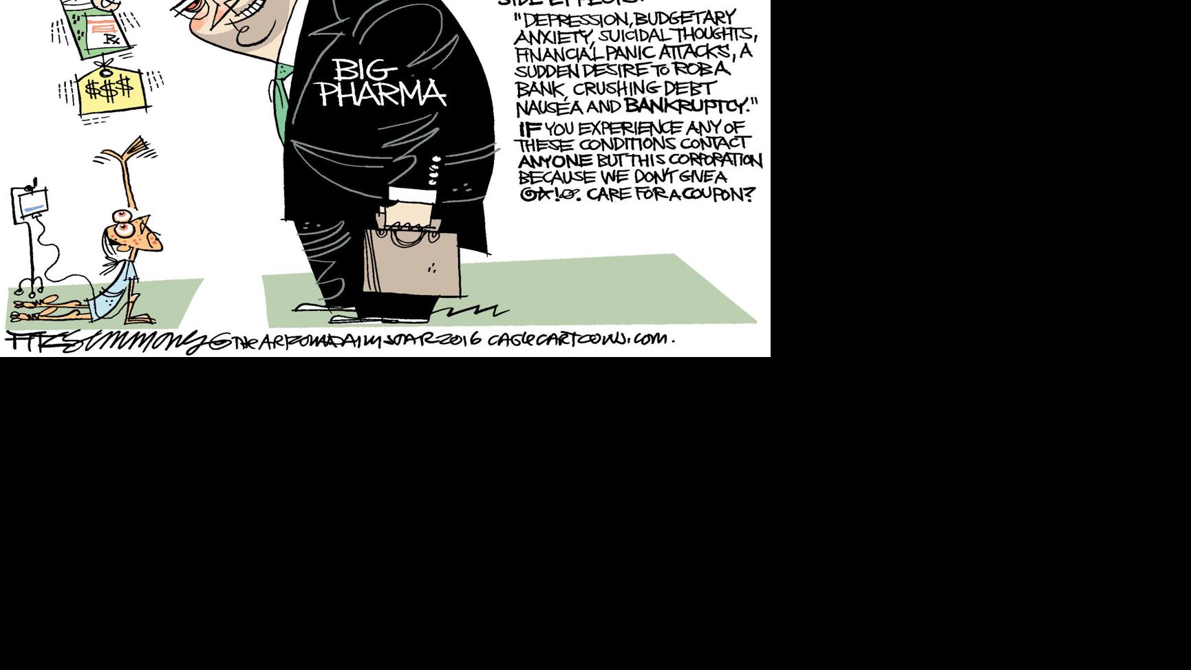Daily Fitz Cartoon: Big Pharma | Fitz | tucson.com