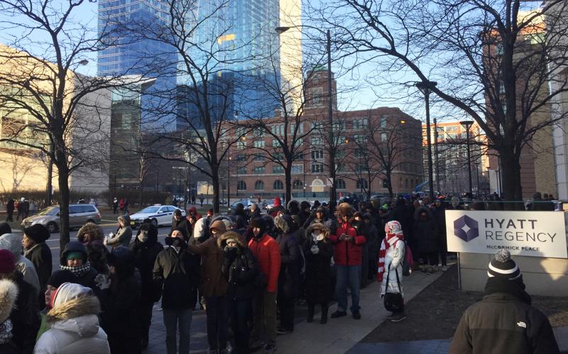Where will Obama speak in Chicago?