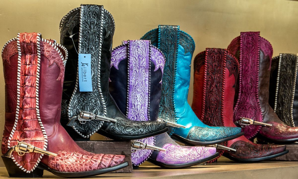 Famed boot maker puts art and sole into his creations