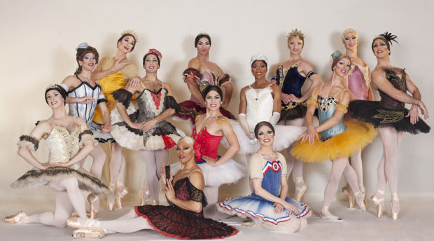 Men dance as women in ballet satire, Les Ballets Trockadero de Monte Carlo    