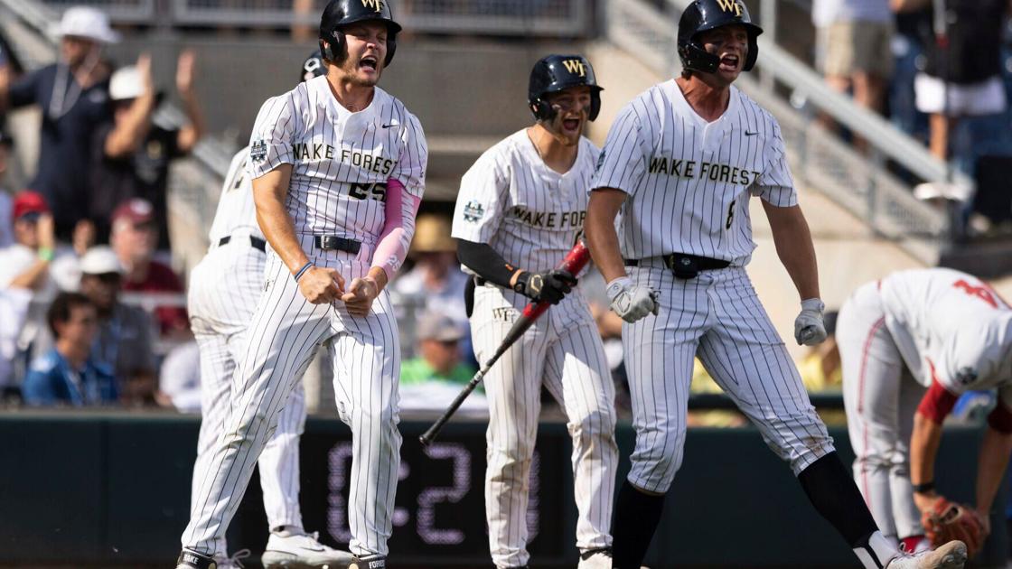 Wake Forest offense arrives in time to produce win over Stanford in the CWS