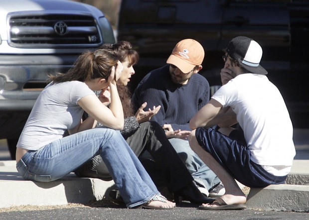 Those at the scene share stories   