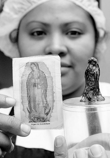 Chocolatiers see image of Virgin Mary in lump  