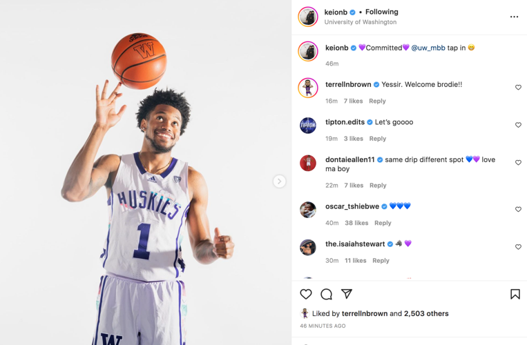 Keion Brooks Instagram