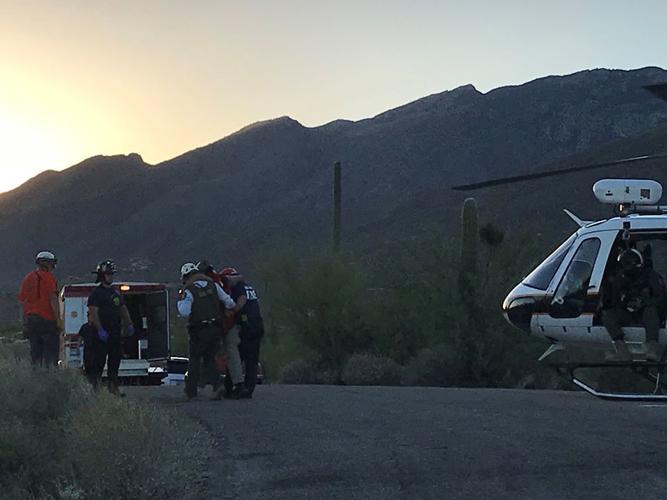 Sabino Canyon hiker rescue